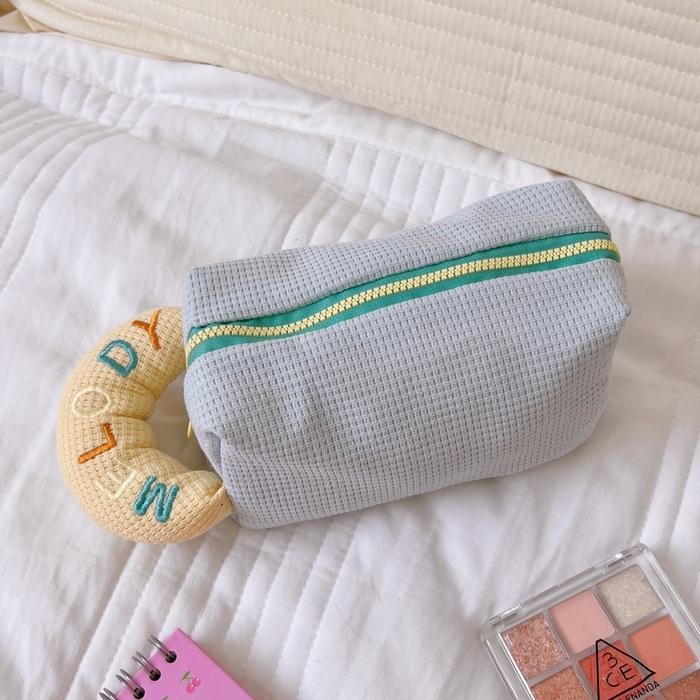 

[Promo] Mismi Alina Pencil Case / Tas Kosmetik / Kotak Pensil Cute Sekolah Perempuan Trendy - PC4A - Biru