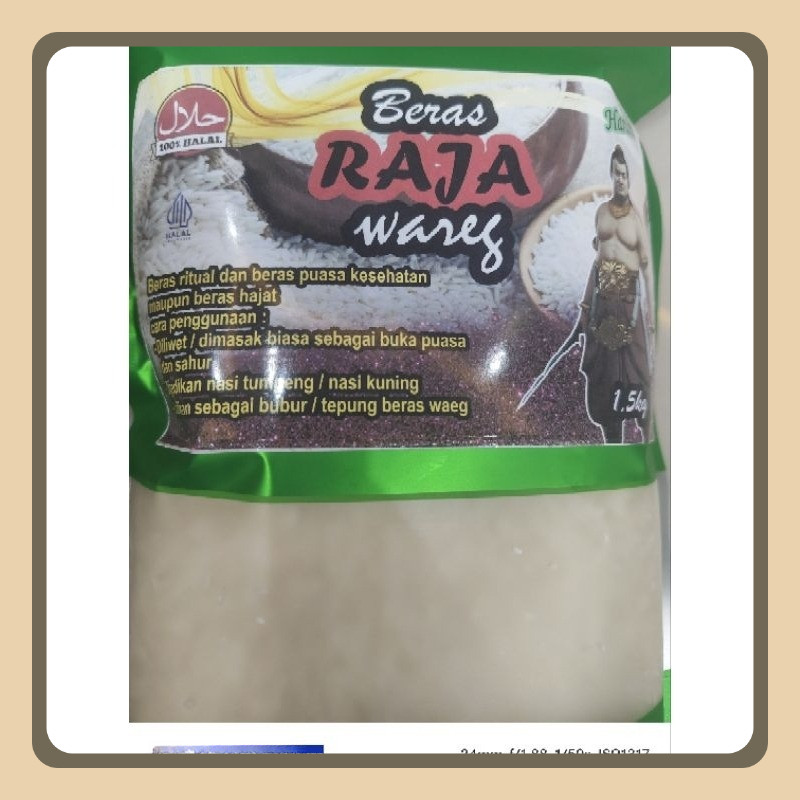 

Beras Raja Wareg Harum Dan Bersih 1,5 Kg