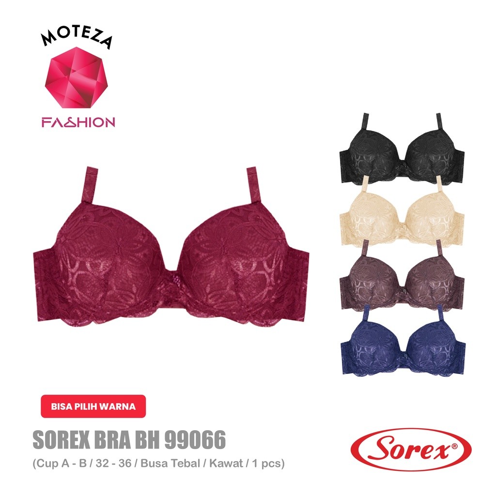 Sorex 99066 Bra BH Push Up Maximizer Busa Tebal Cup 3/4 Kait 2