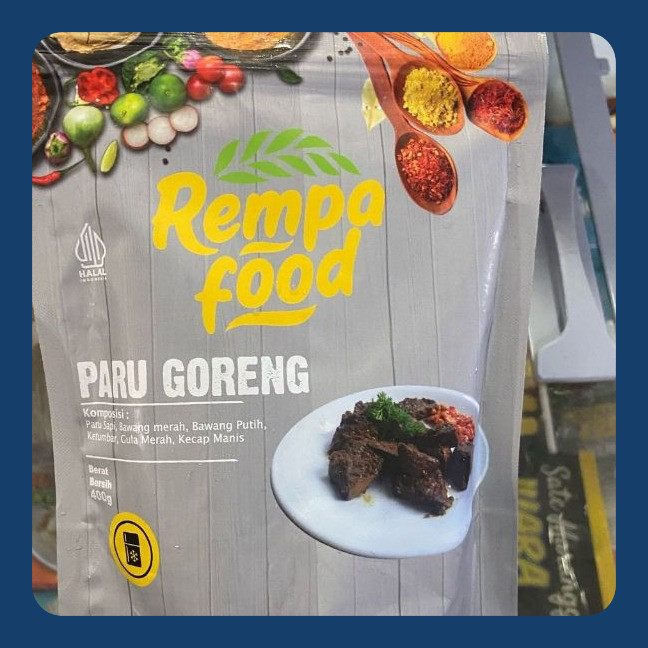 

Rempa Food Paru Goreng