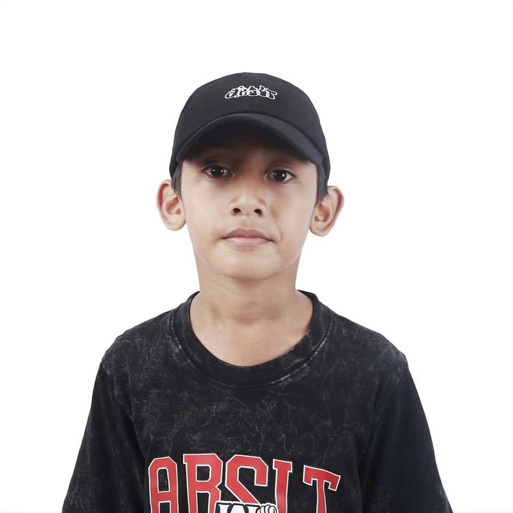 308 ABSLTUNSCRD - POLO CAP ANAK / KIDS ABSLT GRAFF - BLACK