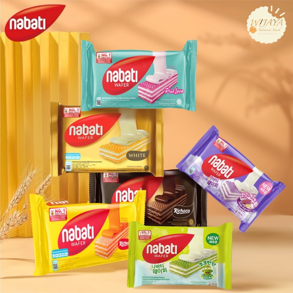 

PROMO Nabati 2000 Wafer isi 10 Keju\Coklat/Susu Vanila/Pink Lava/Roti Goguma/Kelapa