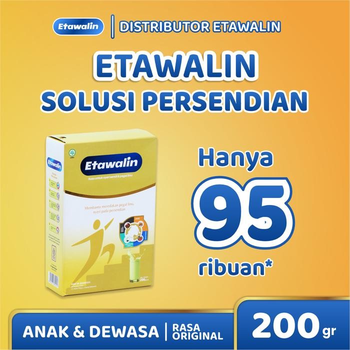

[[PROMO]] ORIGINAL Etawalin - Susu Kambing Etawa Atasi Nyeri Sendi. Asam Urat & Gejala Kolesterol - 1 BOX