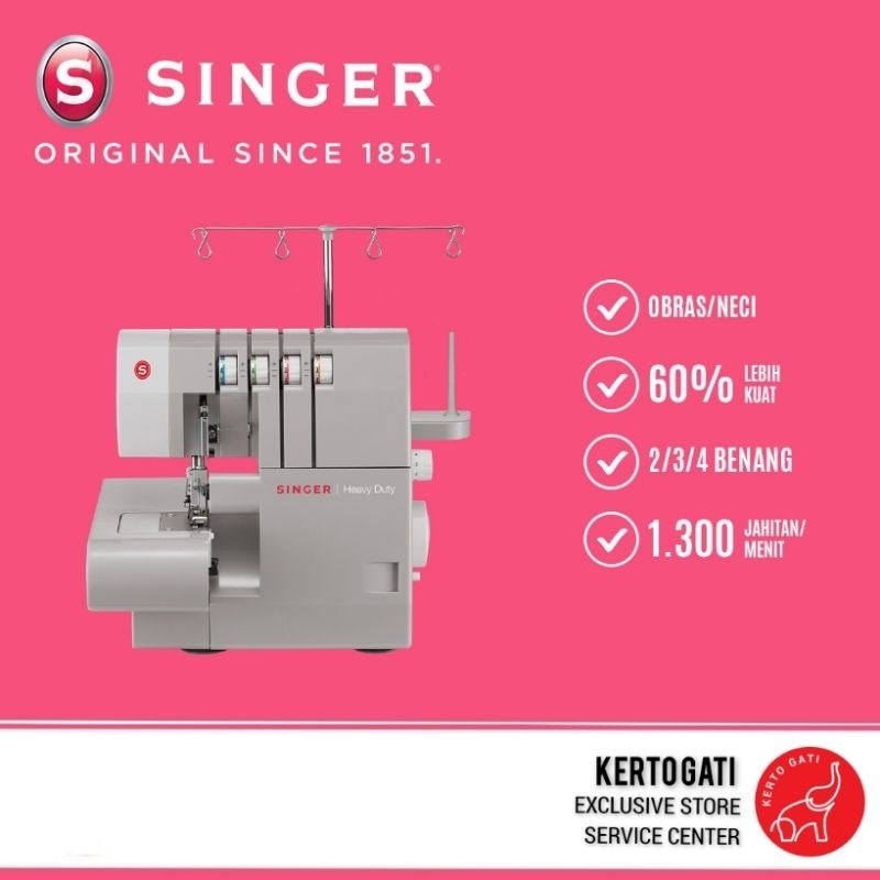 Mesin Obras Dan Neci SINGER 14HD854 CO