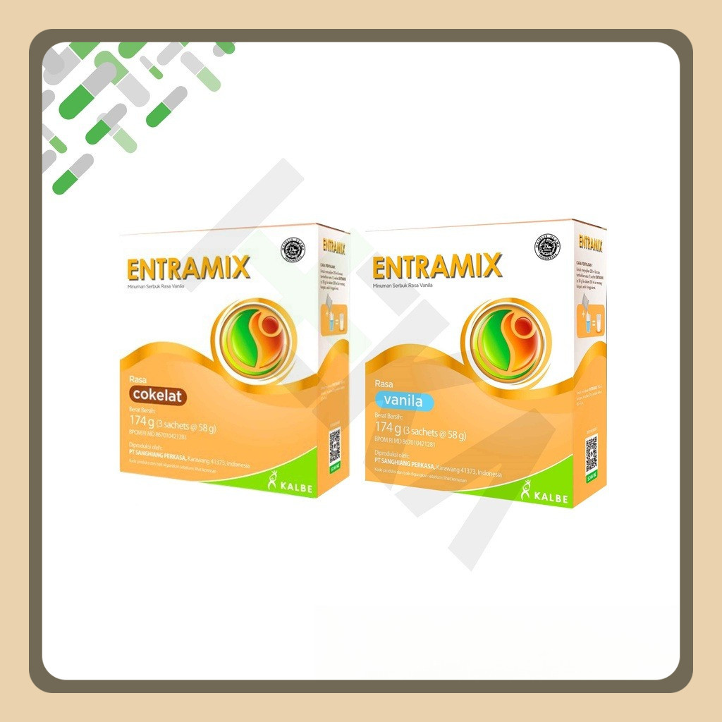 

Entramix Vanila/Coklat 174 Gram - Nutrisi Lengkap Dewasa (SEMARANG)