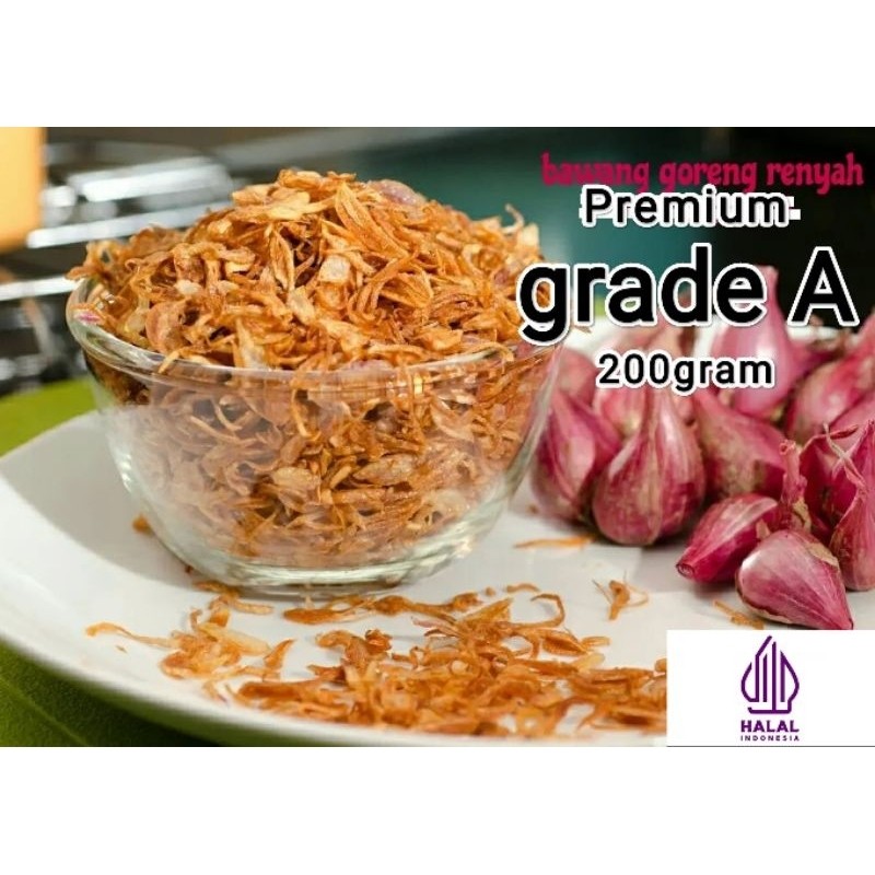 

Bawang Goreng Brebes Super Grade A Murni 200gram