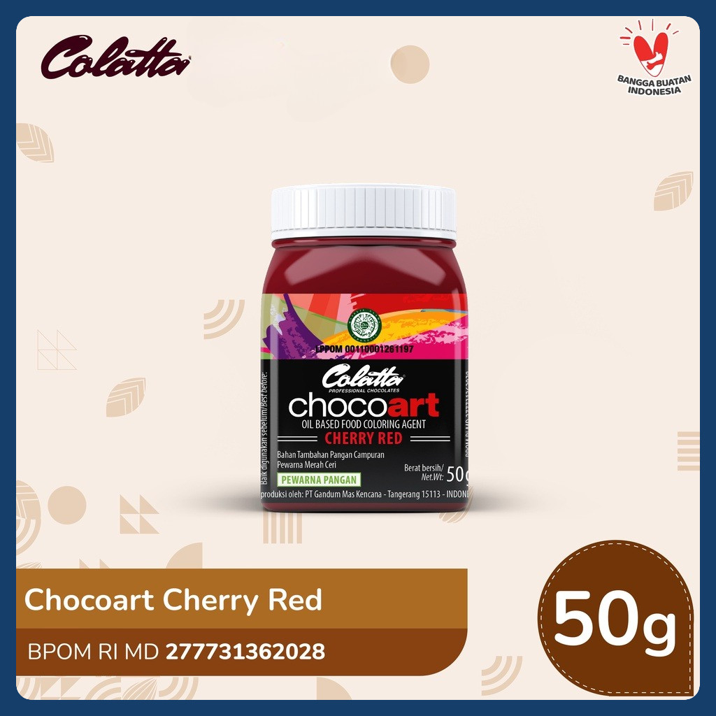 

Colatta Chocoart Cherry Red - Pewarna Makanan 50g