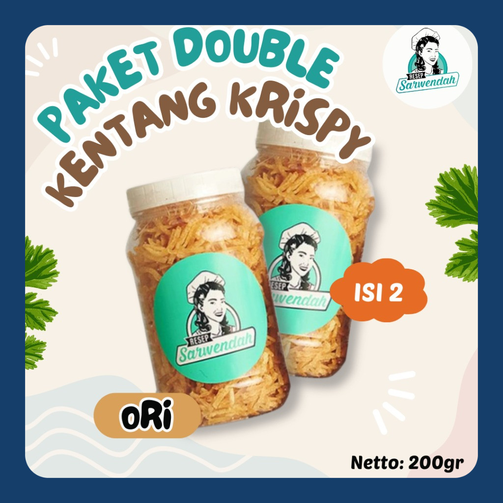 

Resep Sarwendah - Paket Double - Kentang Original x2pcs/ Kentang Mustofa Ori