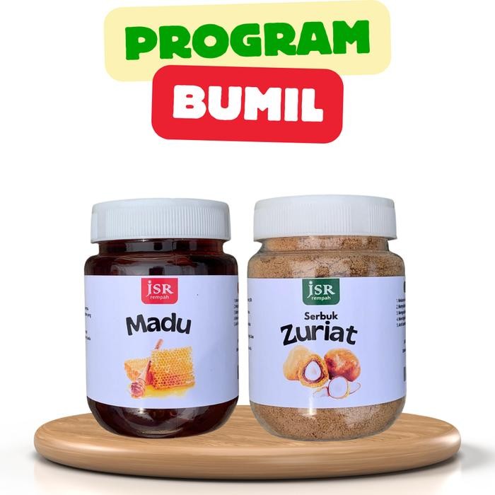 

JSR REMPAH Serbuk Zuriat 125 Gram & Madu250 Gram Program Tekdung Terlaris