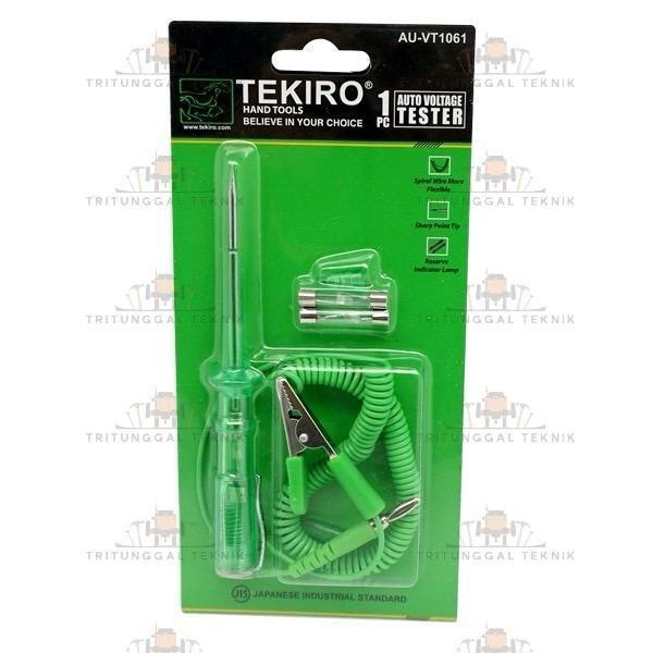 Tekiro Auto Voltage Tester Tespen DC Tekiro Kabel 12v Tespen Aki Mobil Motor Alat Obeng Tespen Origi