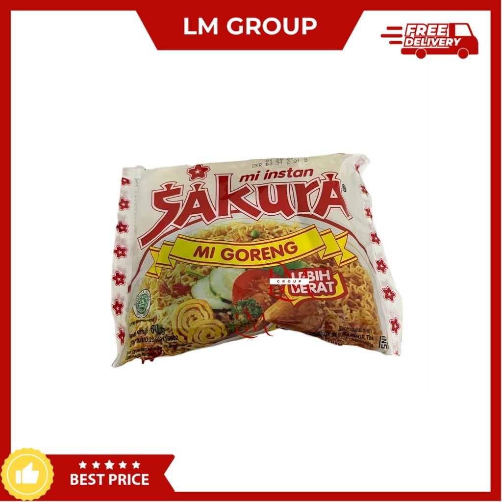 

Mie Sakura Rasa Goreng Instant Snack Mie Jadul @60gr