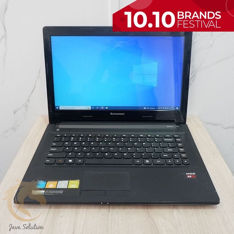 Laptop Lenovo G40 AMD A8-6410 Radeon Ram 16Gb 512Gb Normal Siap Pakai - Laptop Murah - Laptop Malang