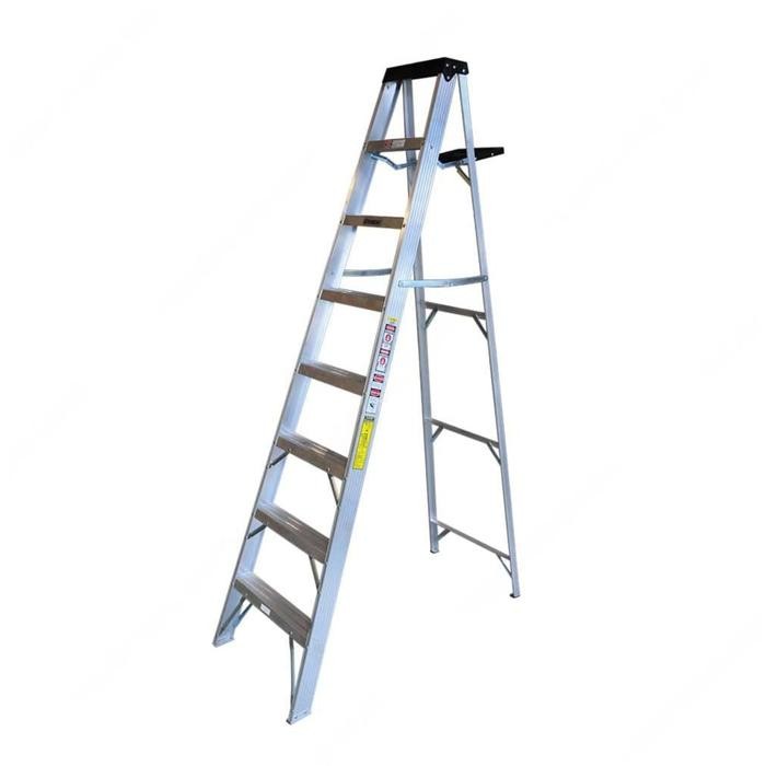 Tangga Lipat Aluminium KRISBOW Heavy Duty 12 Step 3.7 Meter