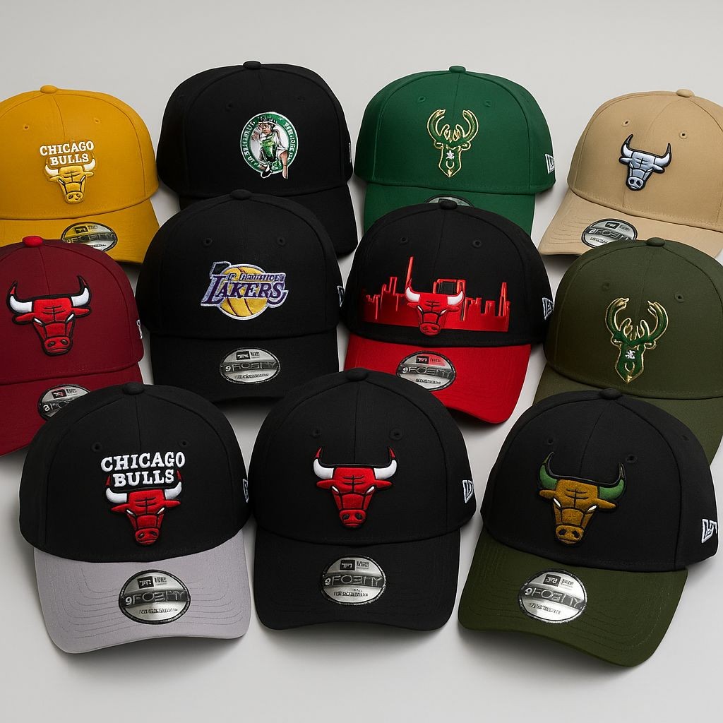 NWR Topi Chicago Bulls Lakers Boston Celtics Milwaukee Bucks Unisex (536)
