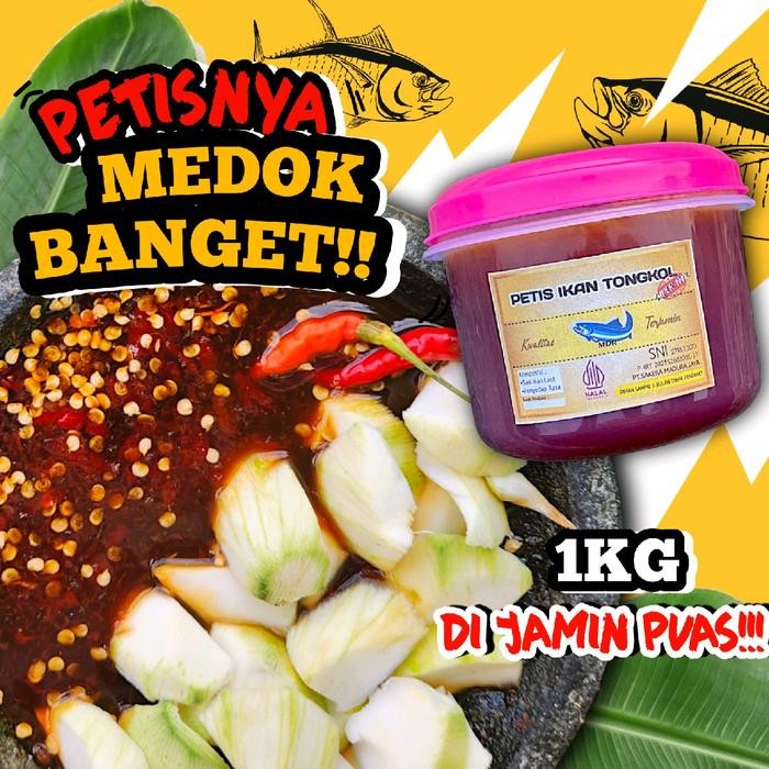 

(Sakera) 1kg Petis Madura Asli ikan TONGKOL MDR - - [terlaris]