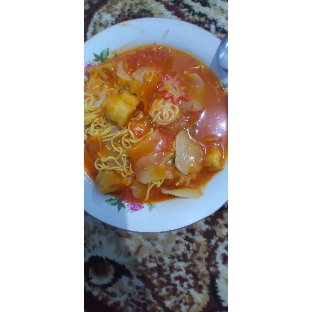 Seblak Instan kumplit plus mie kering enak gurih pedas nikmat kemasan satuan
