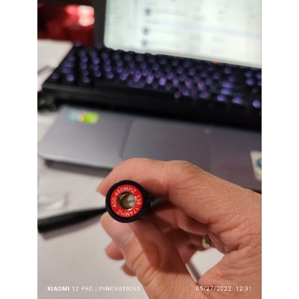 antena original bawaan untuk ht scom fc8 pro dan ht scom fc10 proCO