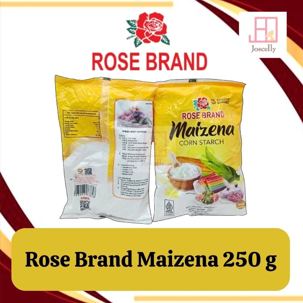 

JOSCELLY.ID ROSE BRAND Tepung Maizena 250 Gram / 250 gr
