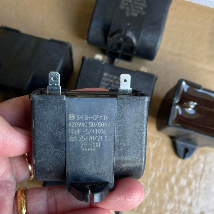 Kapasitor capasitor  kapasitor mesin cuci sharp 10UF Original