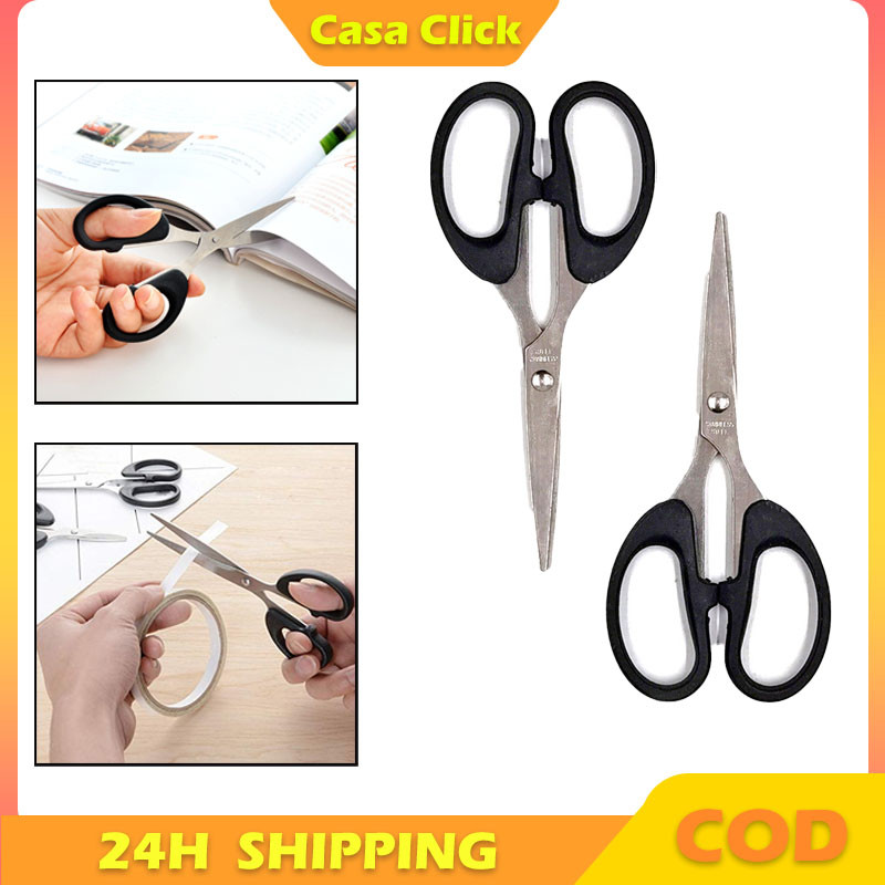

Gunting Kertas Scissors Paper Plastik Size 13.5cm Stainless Steel Tajam/Gunting Deep Cutting Blade Scissor