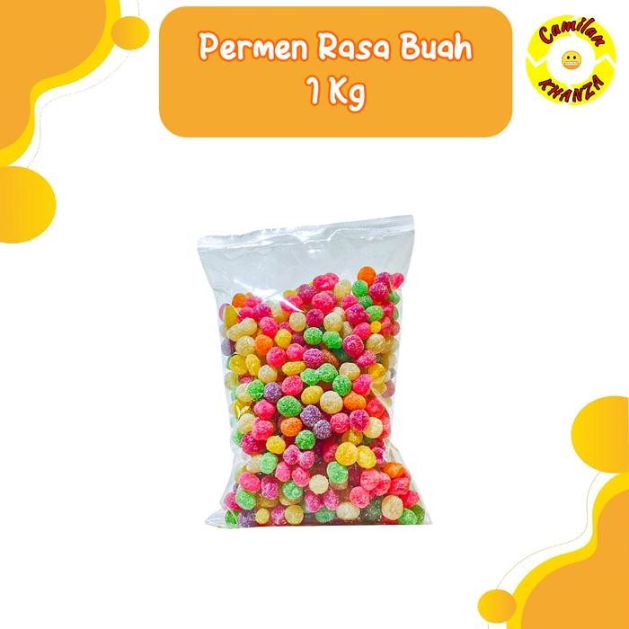 

Permen Rasa Buah Kemasan Plastik 1000 Gr Khas Kota Wisata Batu Candy Food