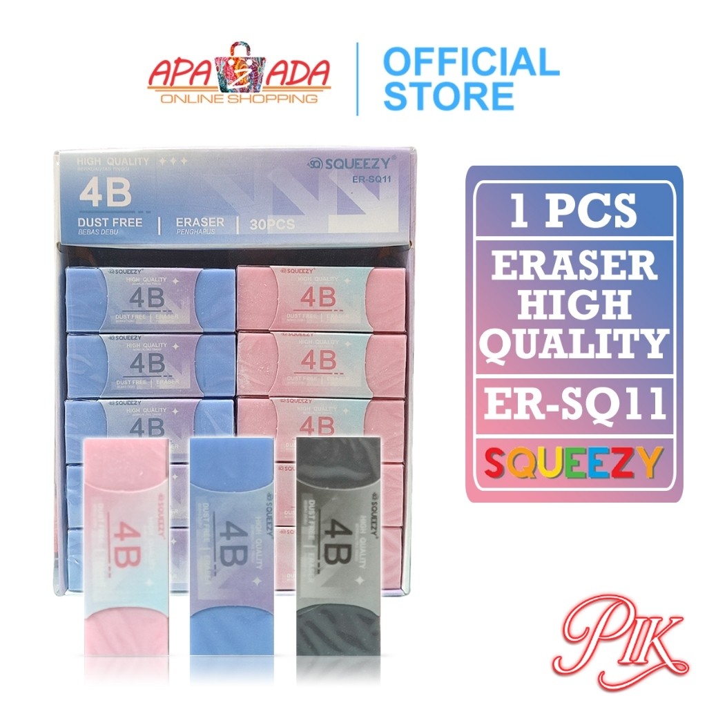 

Penghapus Pensil Murah [1 Pcs] / Hapusan 4B / Eraser Pencil ER-SQ11