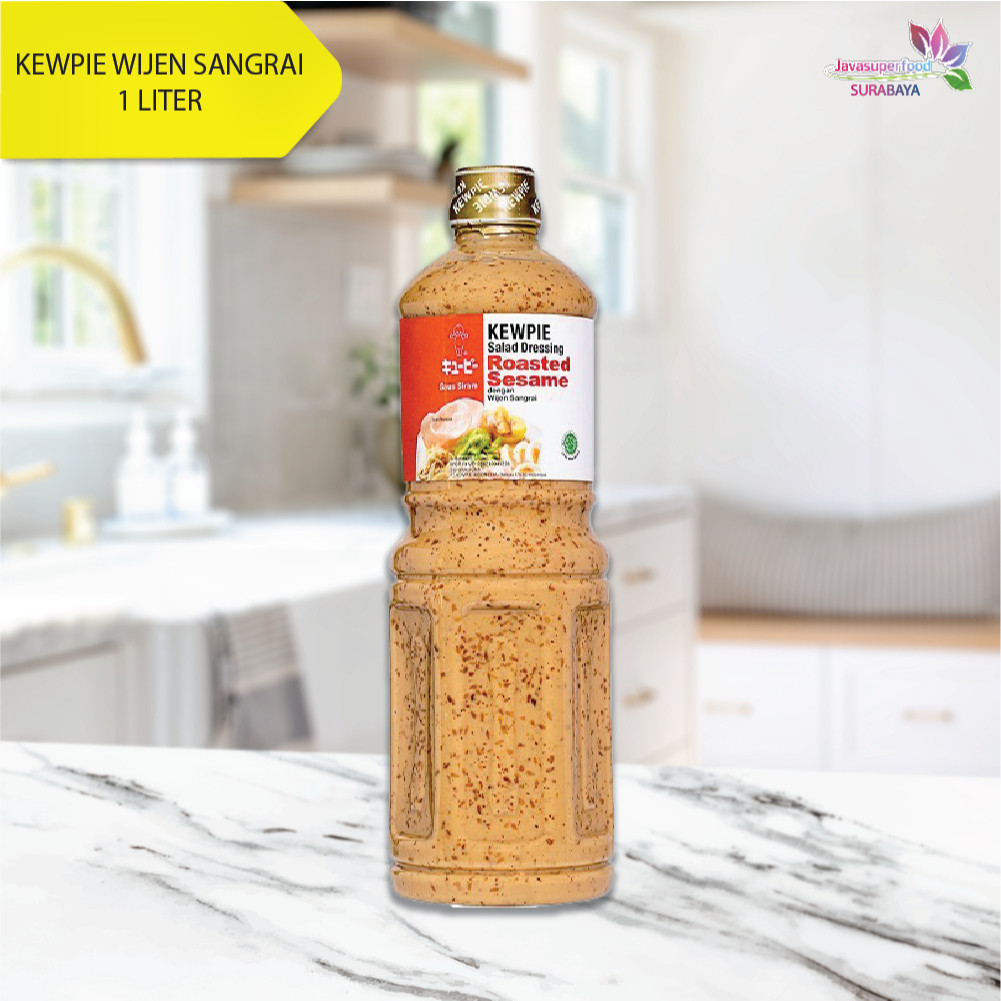 

Kewpie Saus Salad Wijen Sangrai 1 Liter - Salad dressing