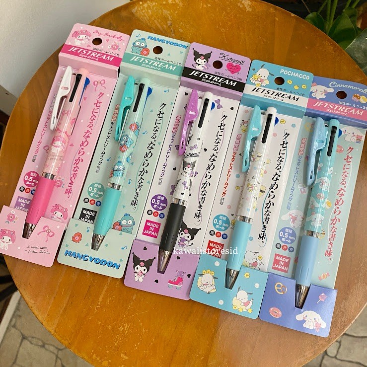 

Pen Pulpen Jetstream Alat Tulis Sanrio Jepang Karakter Hello Kitty Cinnamorrol Melody Kuromi Pochacho
