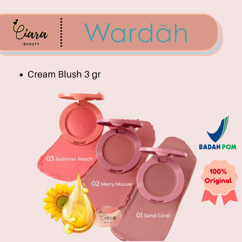 Wardah Colorfit Cream Blush / Cream Blush On