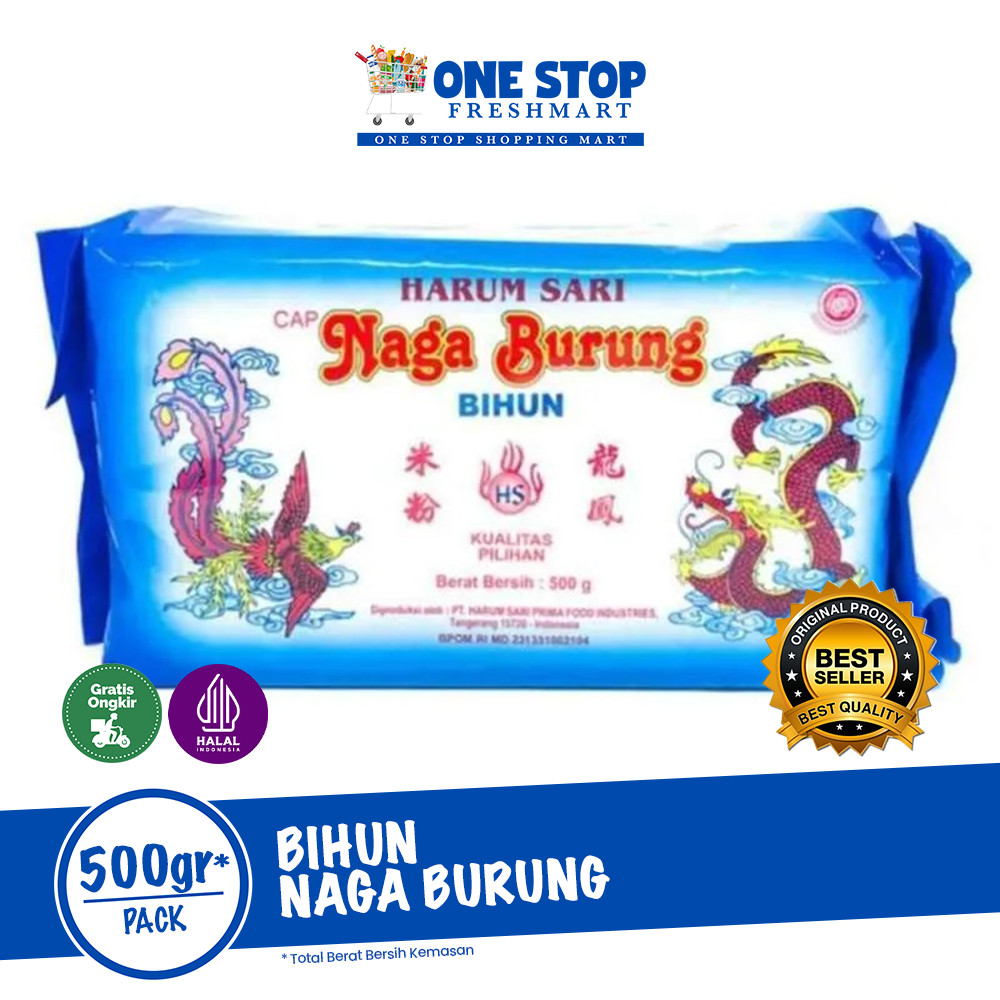 

BIHUN CAP NAGA BURUNG 500GR