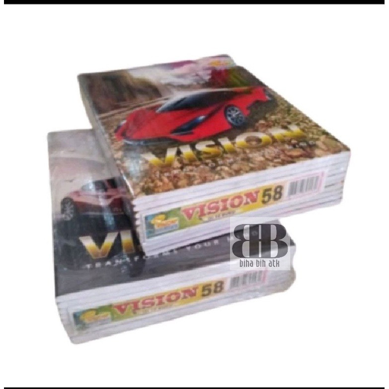 

Buku Tulis 58 Lembar 1 Pack Isi 10 Buku Random Motif