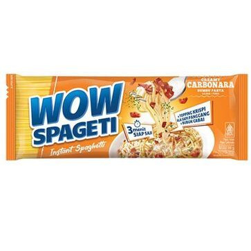 

Mie Spaghetti Wow Spageti Carbonara 84gr