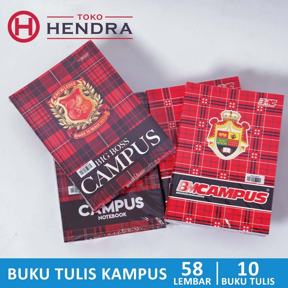 

BUKU TULIS KAMPUS 1 pack Isi 10 pcs