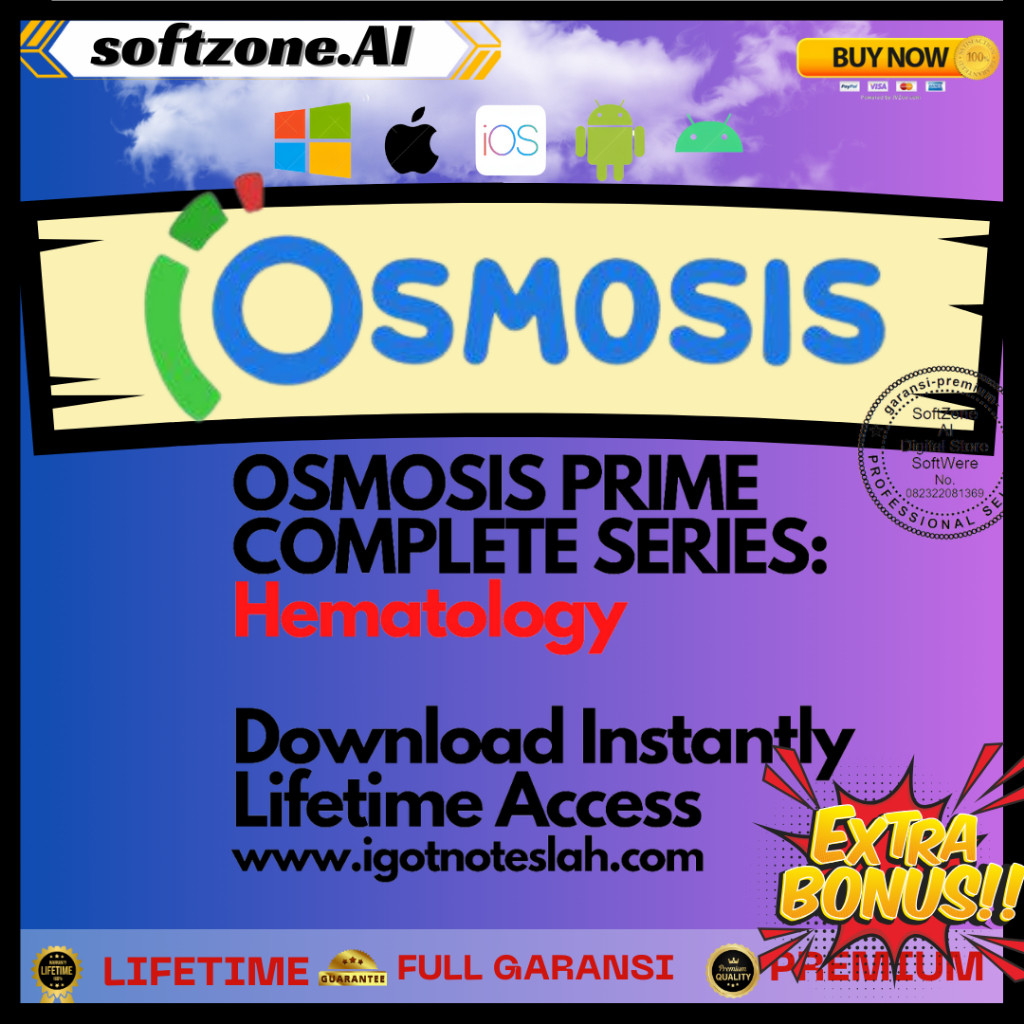 Osmosis  Premium Prime -[ MONTYLY } softwere kedoktersn pertama di dunia.