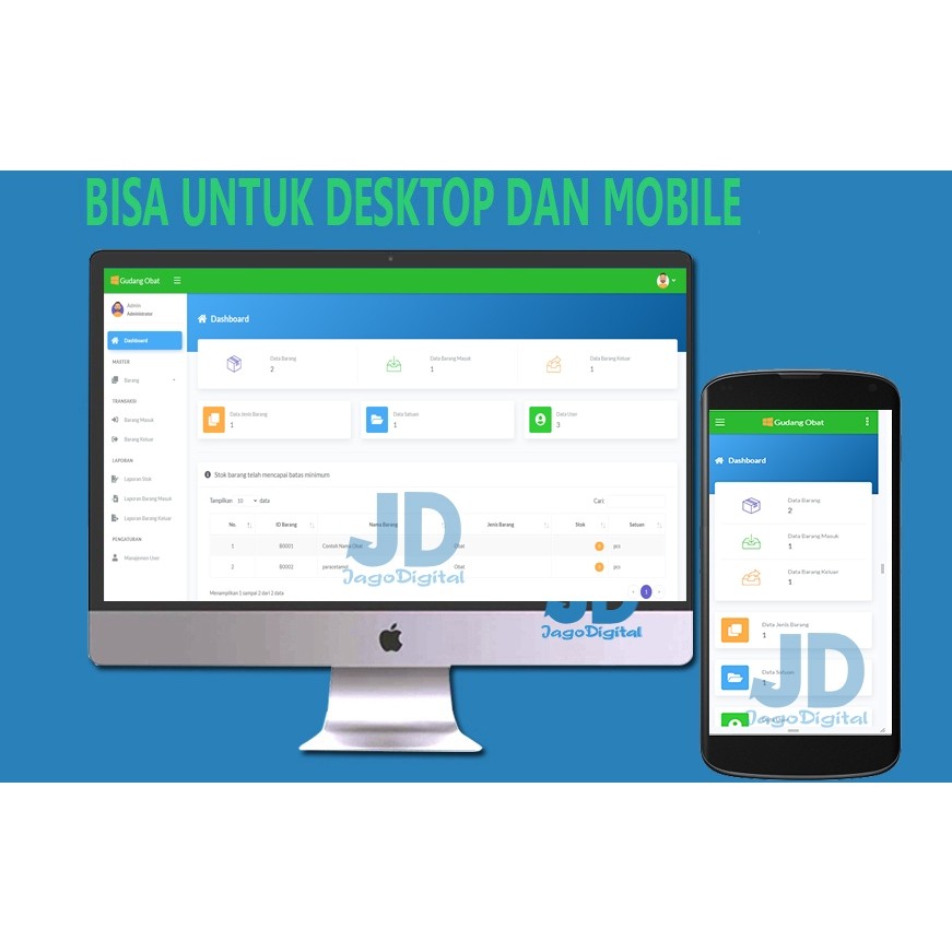 Aplikasi Persediaan Gudang Obat apotik