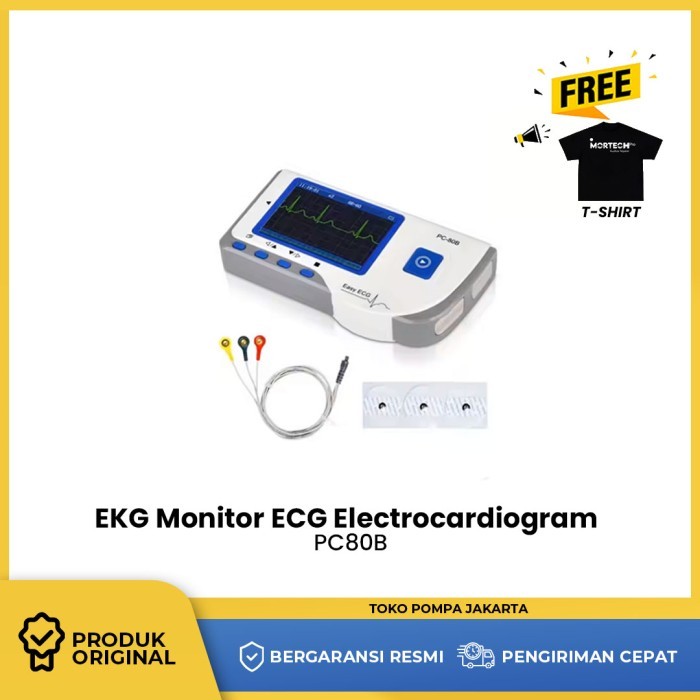 EKG Monitor ECG Electrocardiogram PC80B Elektrokardiogram PC-80B
