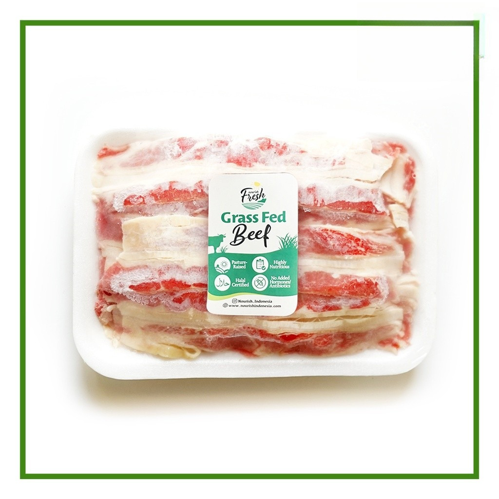 

Organik - Daging Sapi Shortplate Grass-Fed (250gr) | Slice Shabu-Shabu Premium