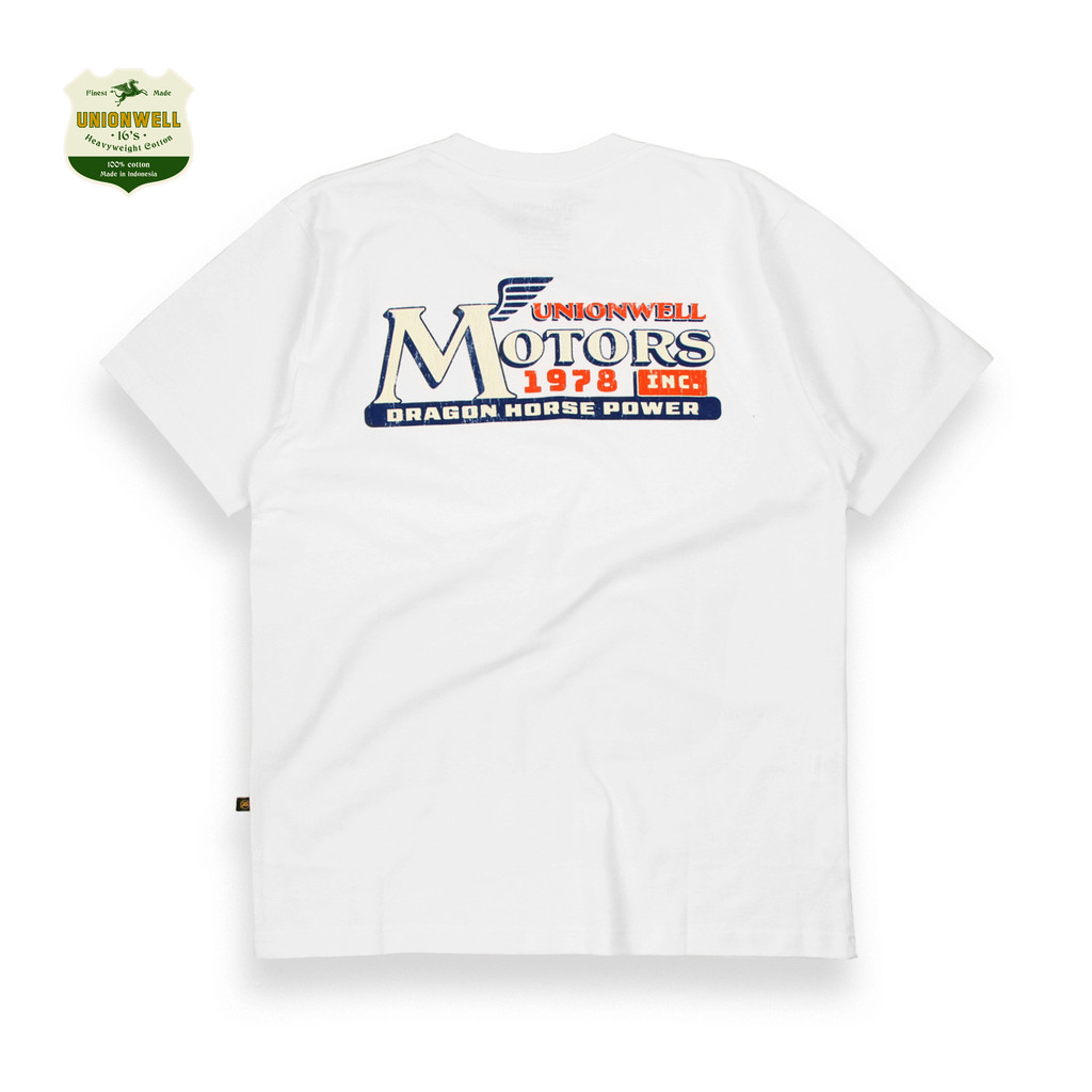 Unionwell T-shirt Original Kaos Cardif White
