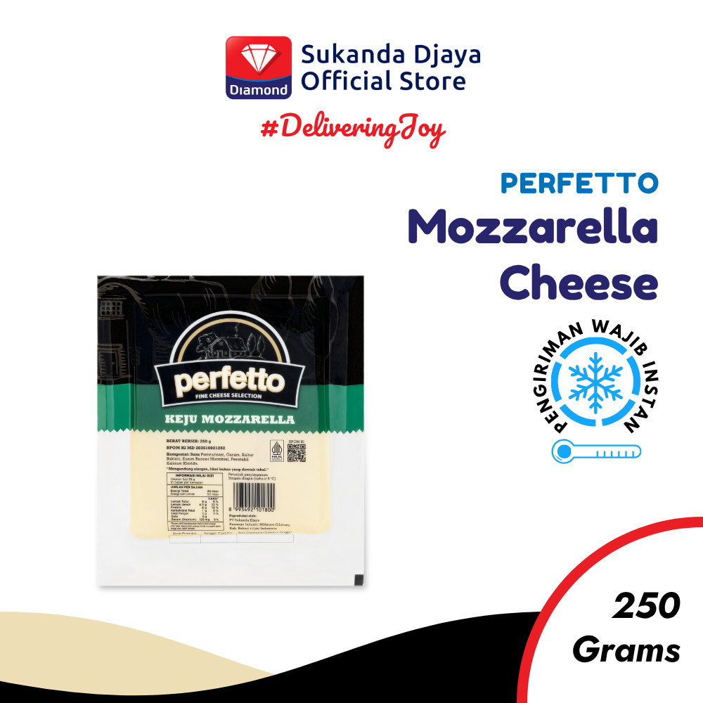 

Perfetto Keju Mozzarella Cheese 250 Gr