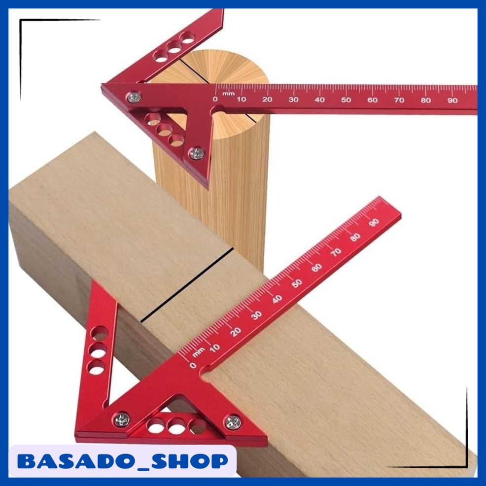 

Penggaris Siku Mistar Segitiga Center Finder 45 Degree 10cm - RH87