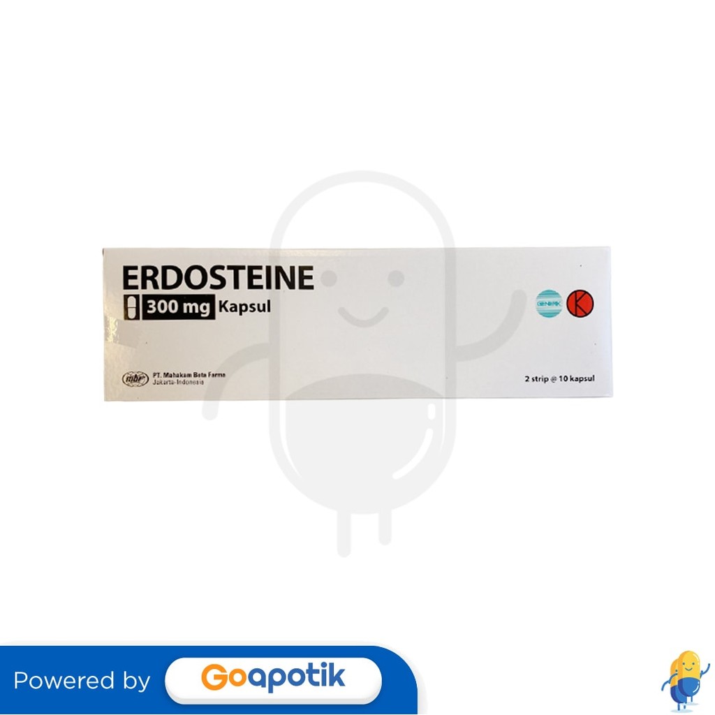 Erdosteine Mahakam 300 Mg Box 20 Kapsul