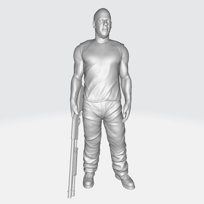 Diorama Figure Miniatur Fast and Furious  Vin Diesel  Skala 64