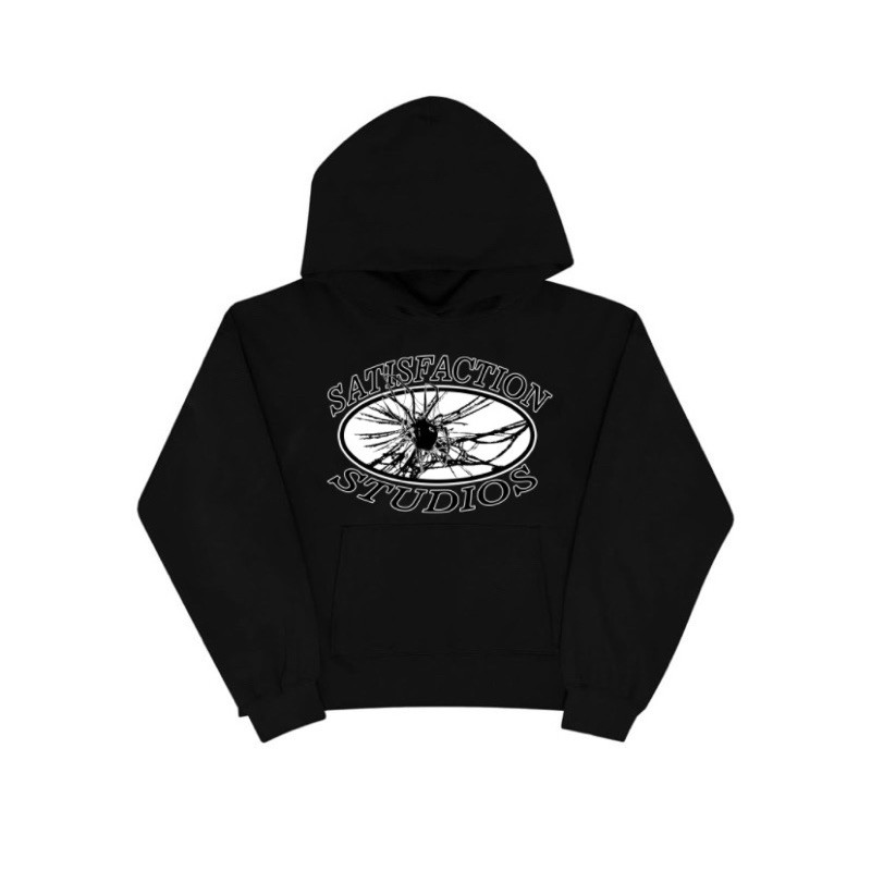 Satisfaction Hoodie Boxy 375GSM Vaice Black