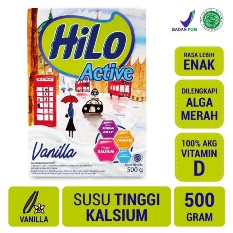 

Hilo Active Vanilla 500gr | Susu Tinggi Kalsium