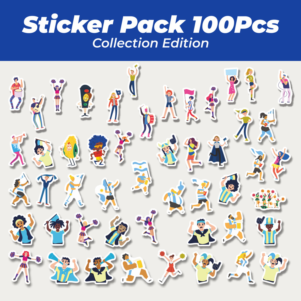 

Hot Stiker Supporter (Pendukung) Lucu Anti Air Stikers Berperekat Waterproof Sticker Decal Buat Motor Helm Buku Journal Koper Casing HP Laptop Botol Minum