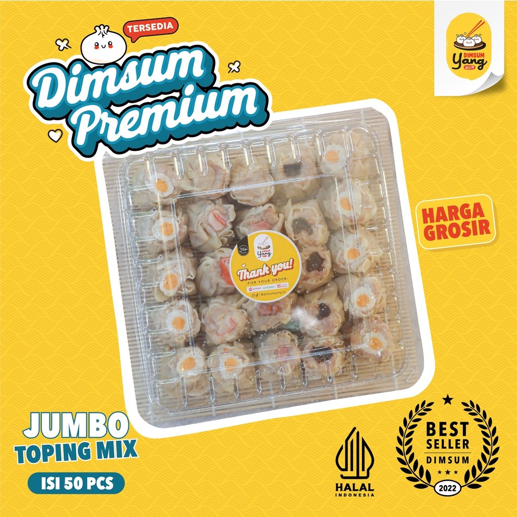 

DIMSUM frozen AYAM HALAL isi 50 Harga Pabrik