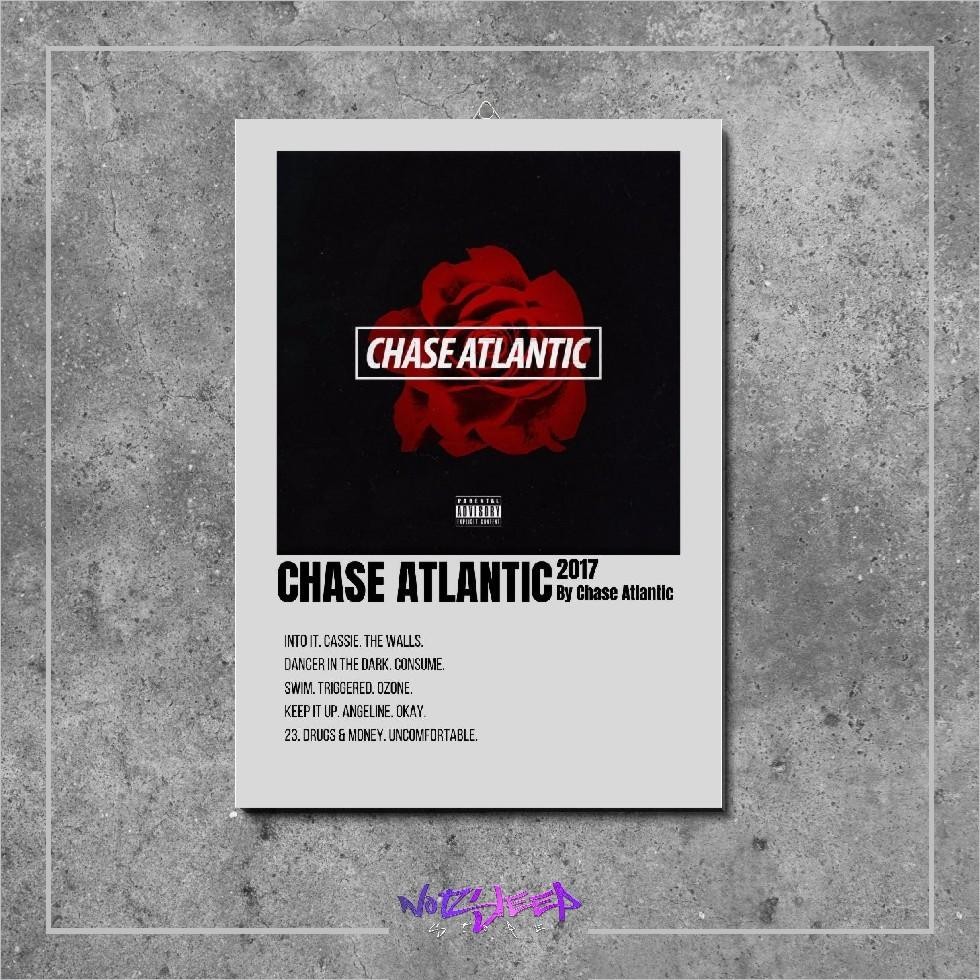 Poster Kayu Hiasan Dinding Cover Album Musik Chase Atlantic  Chase Atlantic  notsleep walldecor Deko