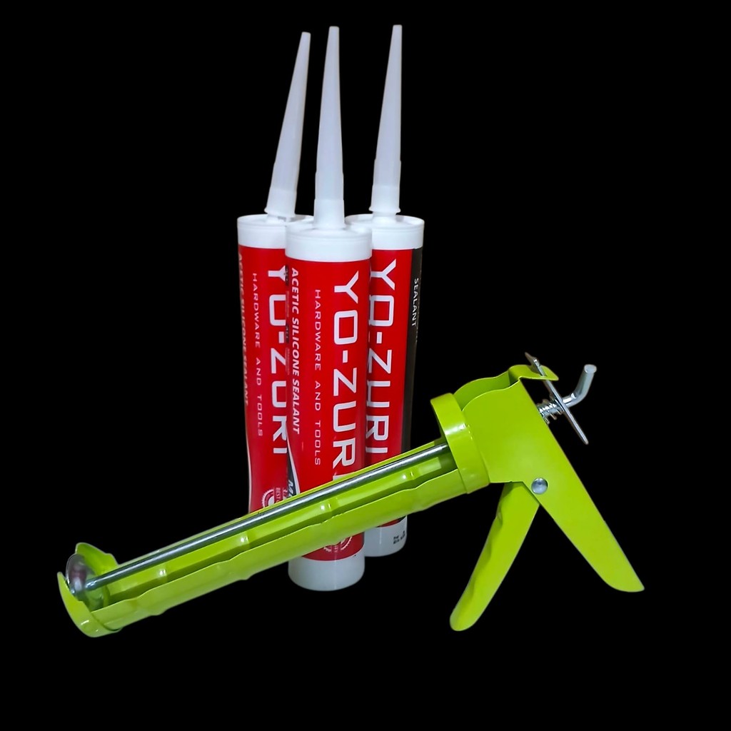 

HARGA PROMO Paket 1 Set Lem Kaca Sealent Silicone Clear Bening Putih Hitam Coklat Alumunium Aquarium