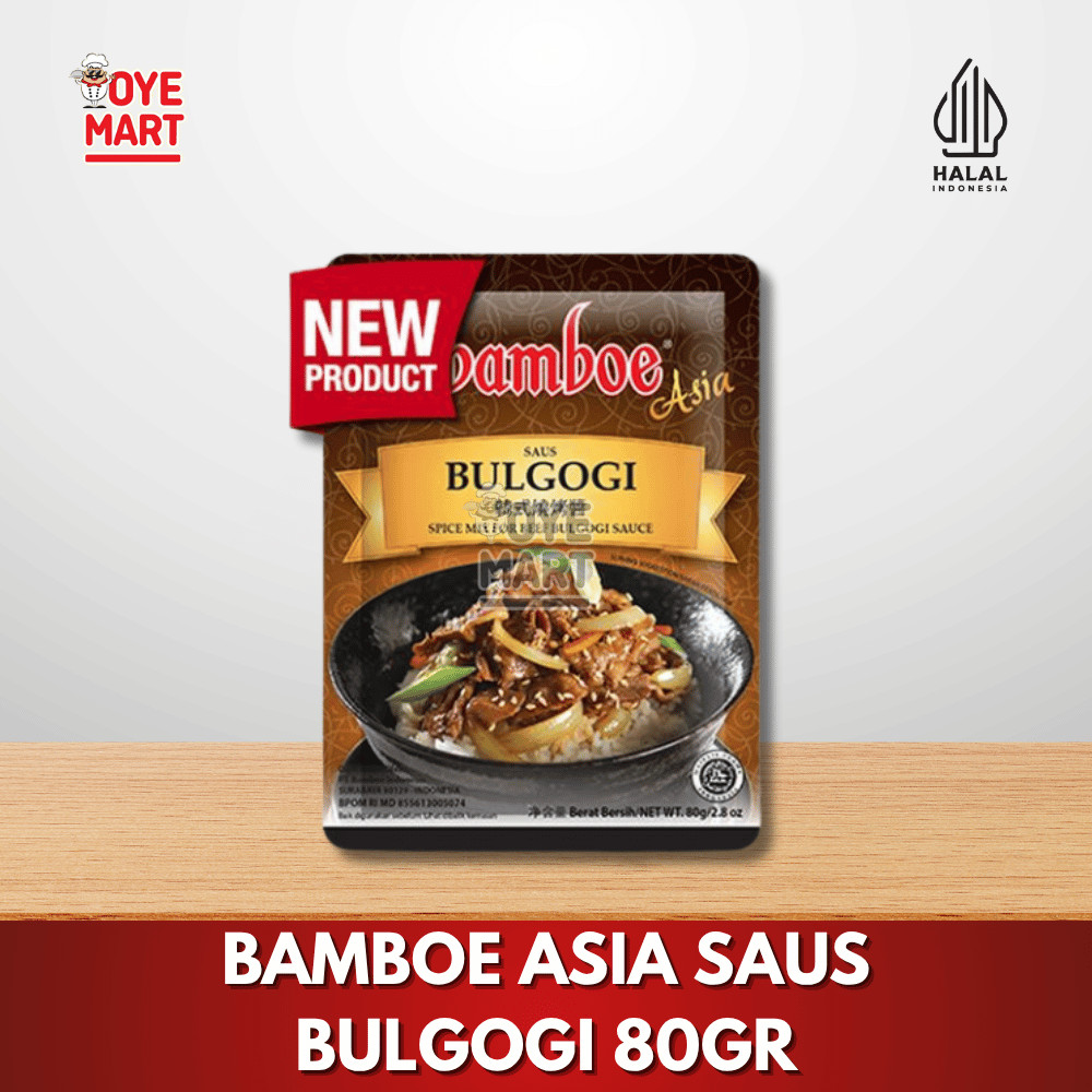 

BAMBOE ASIA BUMBU INSTAN SAUS BULGOGI 80GR