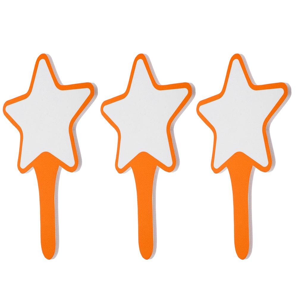 

3 Pcs Portable Paddleboard White Calendar Dry Erase Foam Bulk Handheld Whiteboard